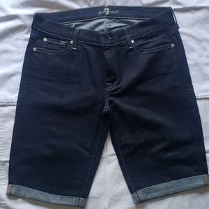 7 for all mankind knee length shorts size 30